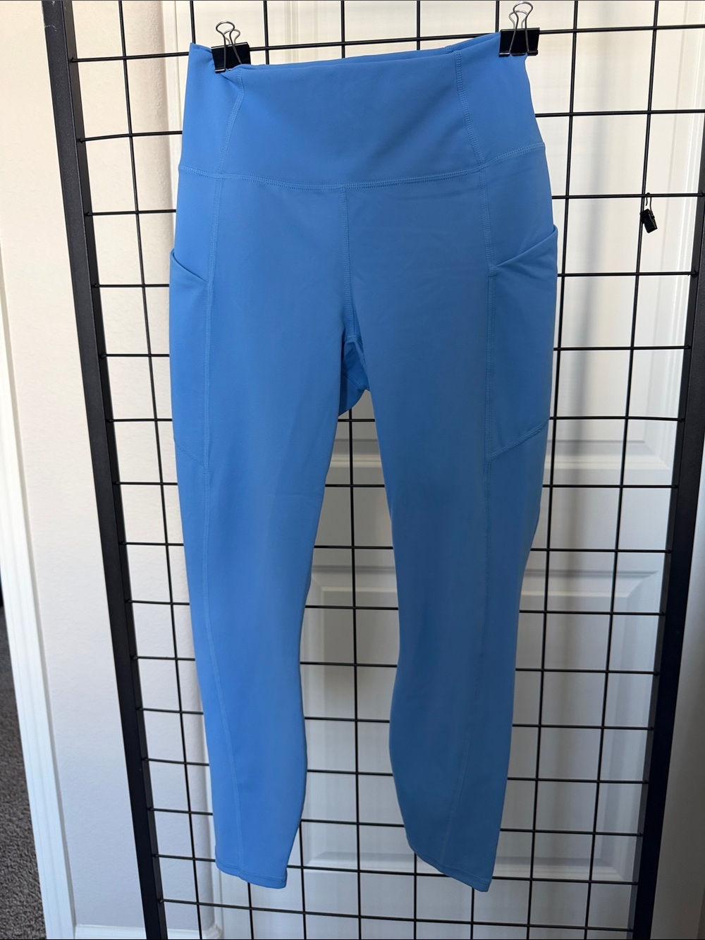 Fabletics Blue High-Rise Pocket Leggings